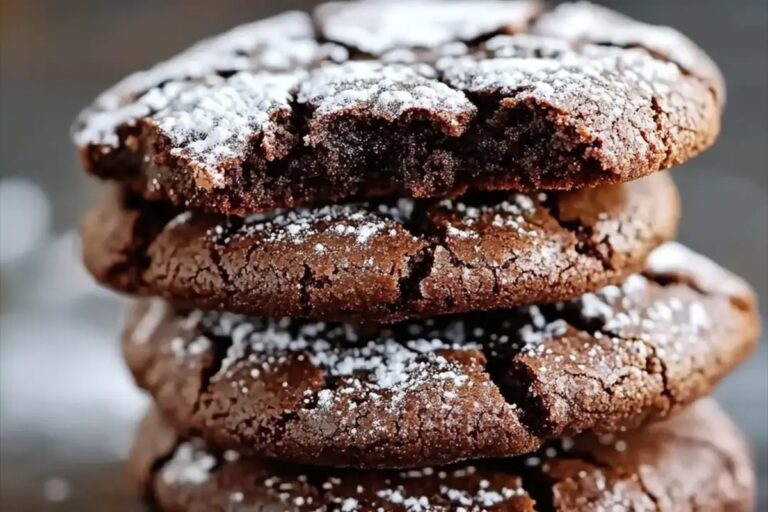 Brownie Crinkle Cookies Recipe