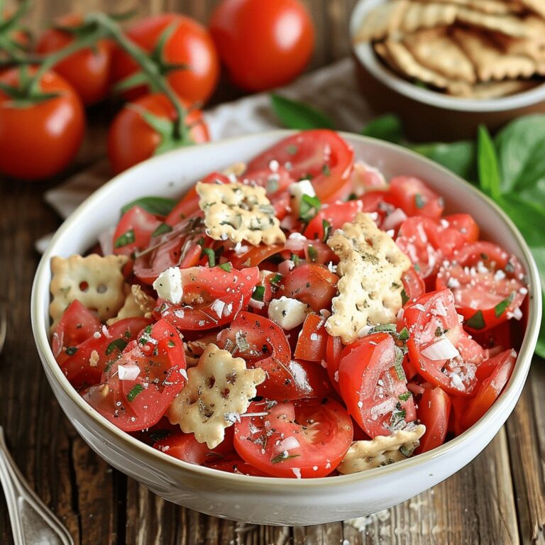 Tomato Cracker Salad Recipe