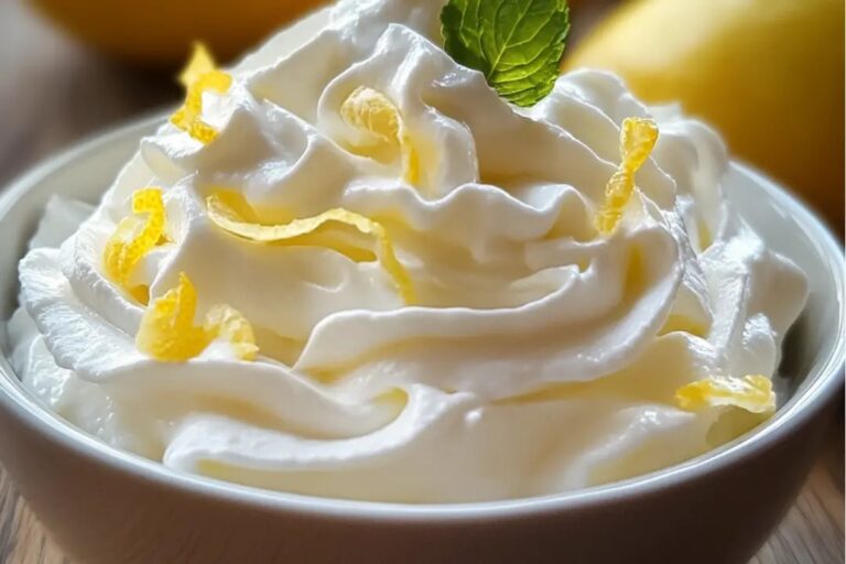 Lemon Whipped Cream Recipe