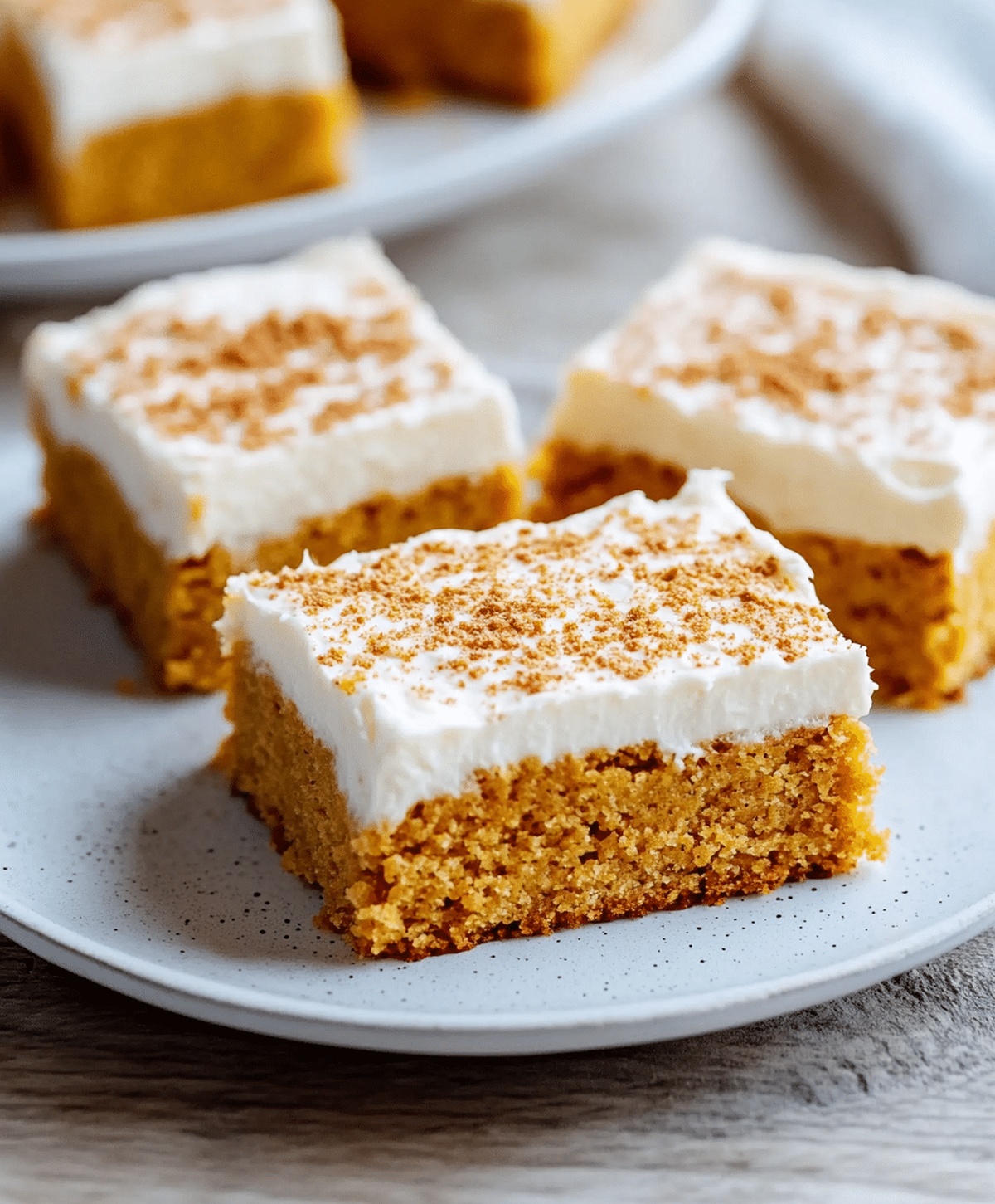 Pumpkin Bars with Cream Cheese Frosting Recipe