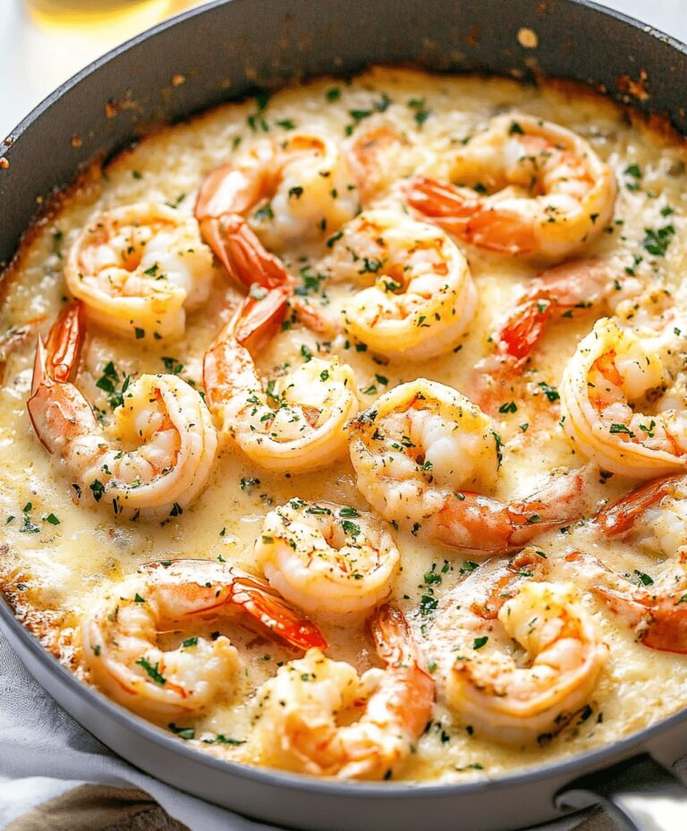 Delicious Garlic Shrimp Gratin Recipe