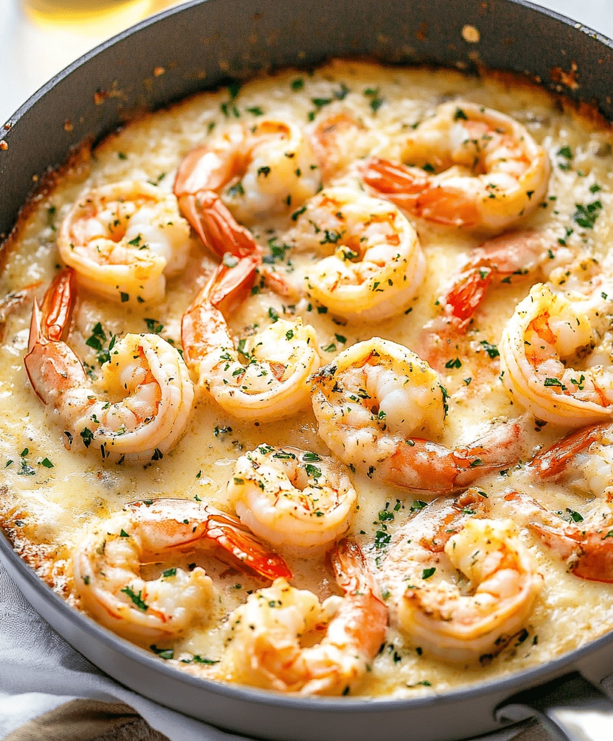 Delicious Garlic Shrimp Gratin Recipe