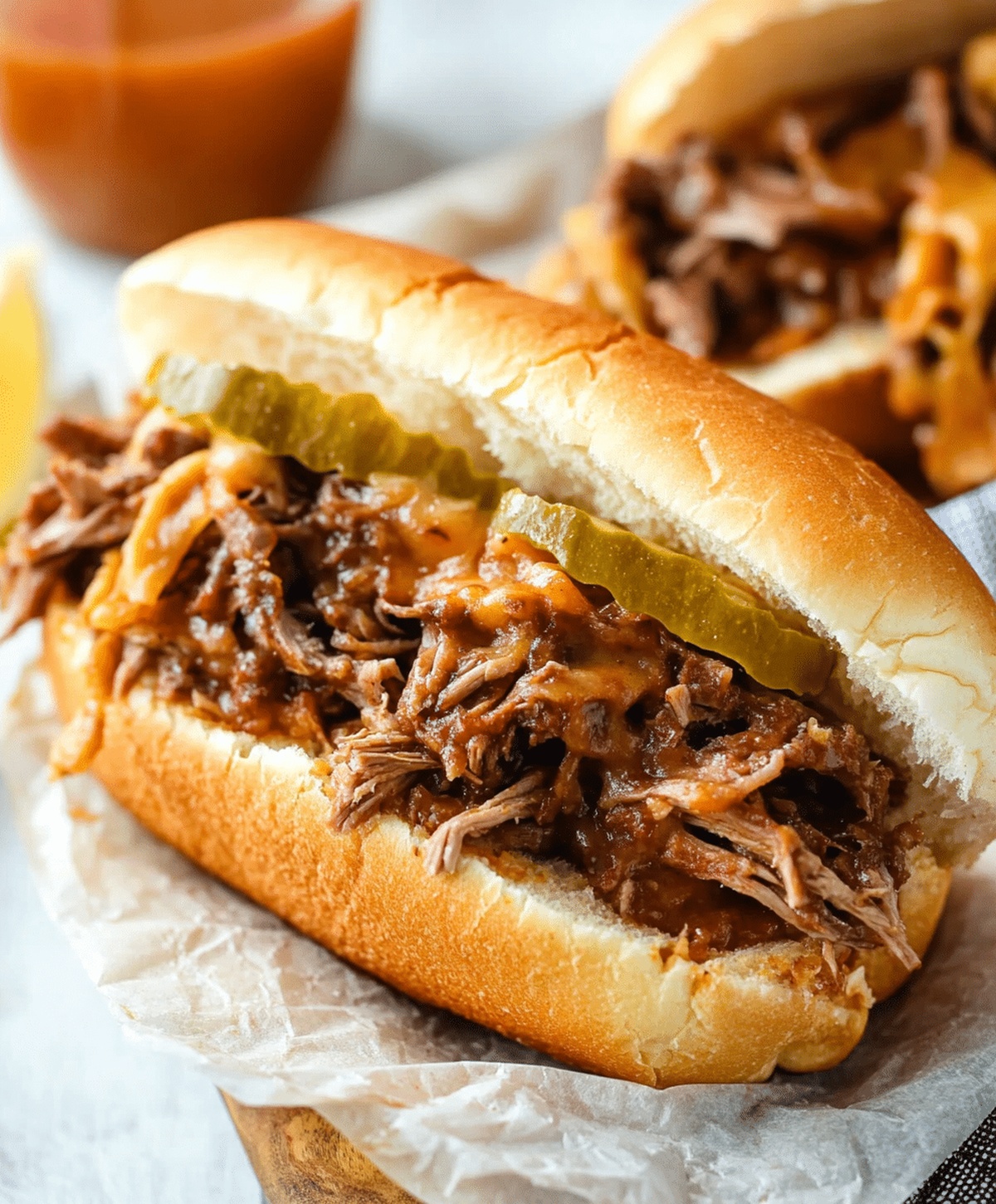 Slow Cooker Cowboy Sandwiches Recipe