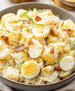 Easy Potato Salad With Eggs Recipe