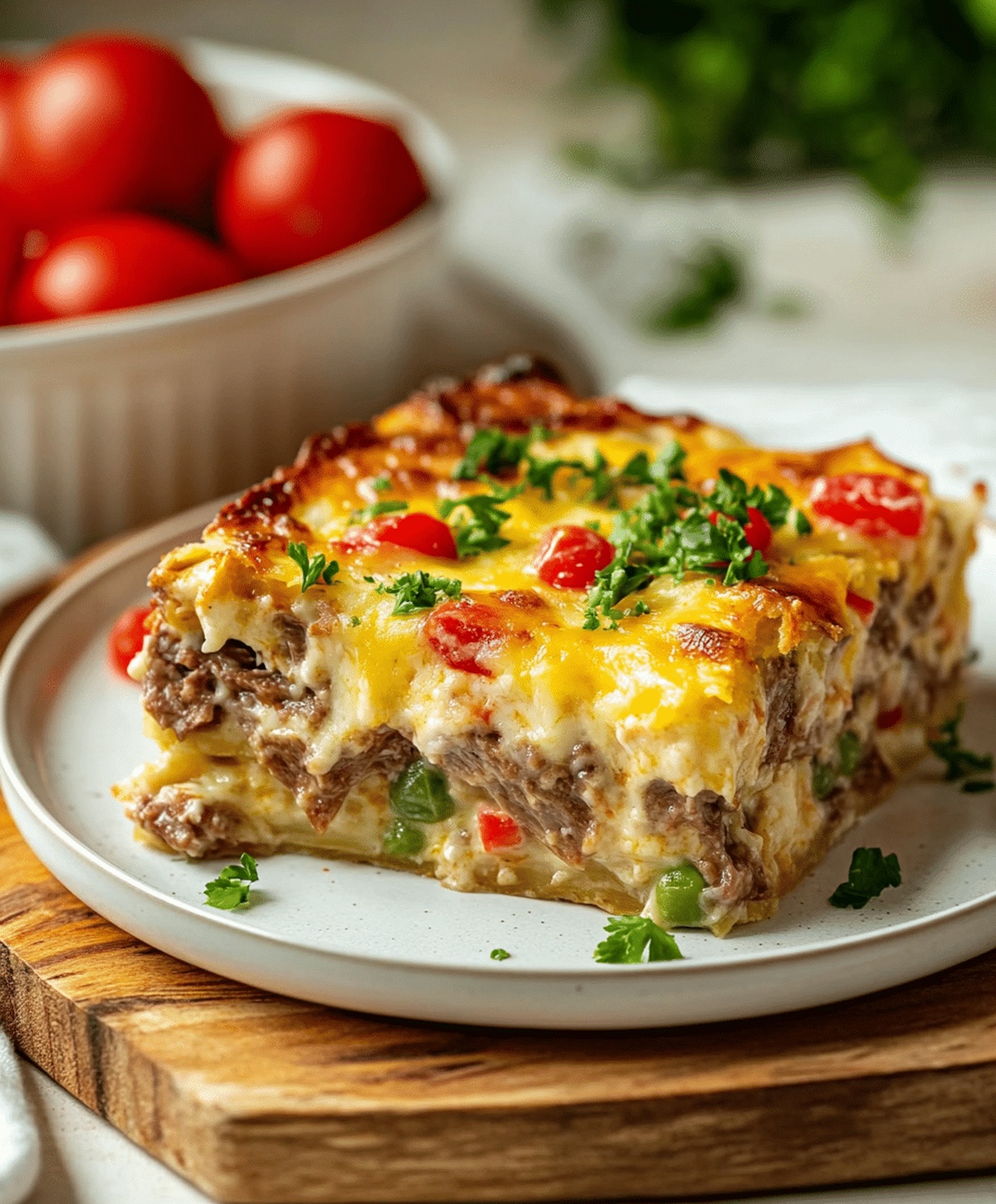 Philly Cheesesteak Casserole Recipe