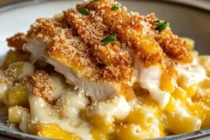 Crispy Chicken Mac & Cheese Recipe