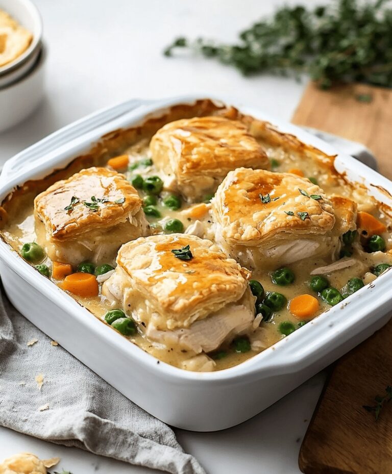 Chicken Pot Pie Casserole Recipe