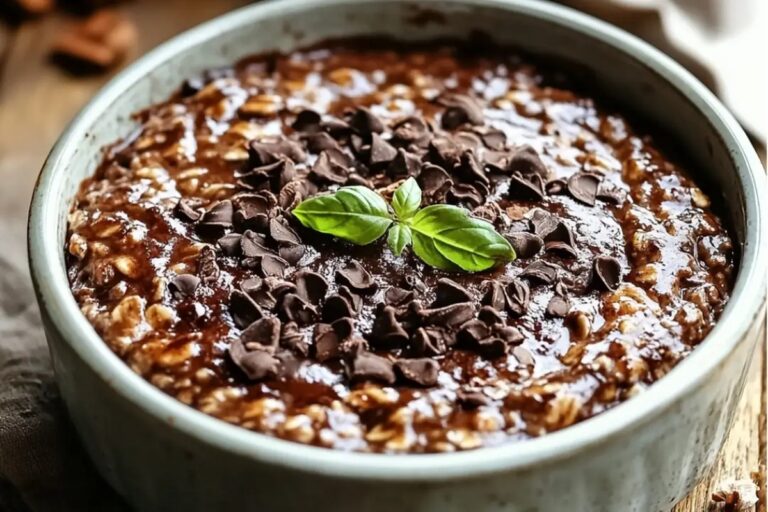 Chocolate Baked Oats Recipe