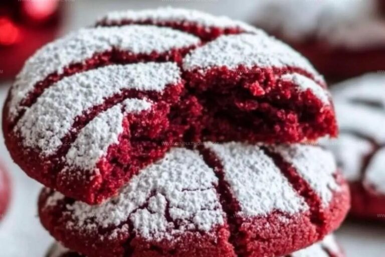 Red Velvet Crinkle Cookies Festive and Fudgy Recipe