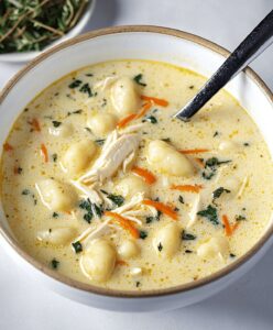 30-minute Homemade Chicken Gnocchi Soup Recipe