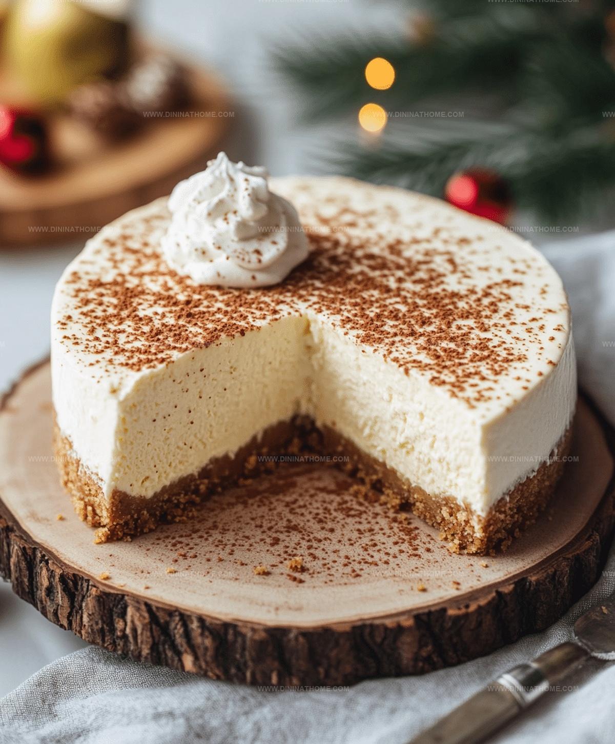 Eggnog Cheesecake Recipe