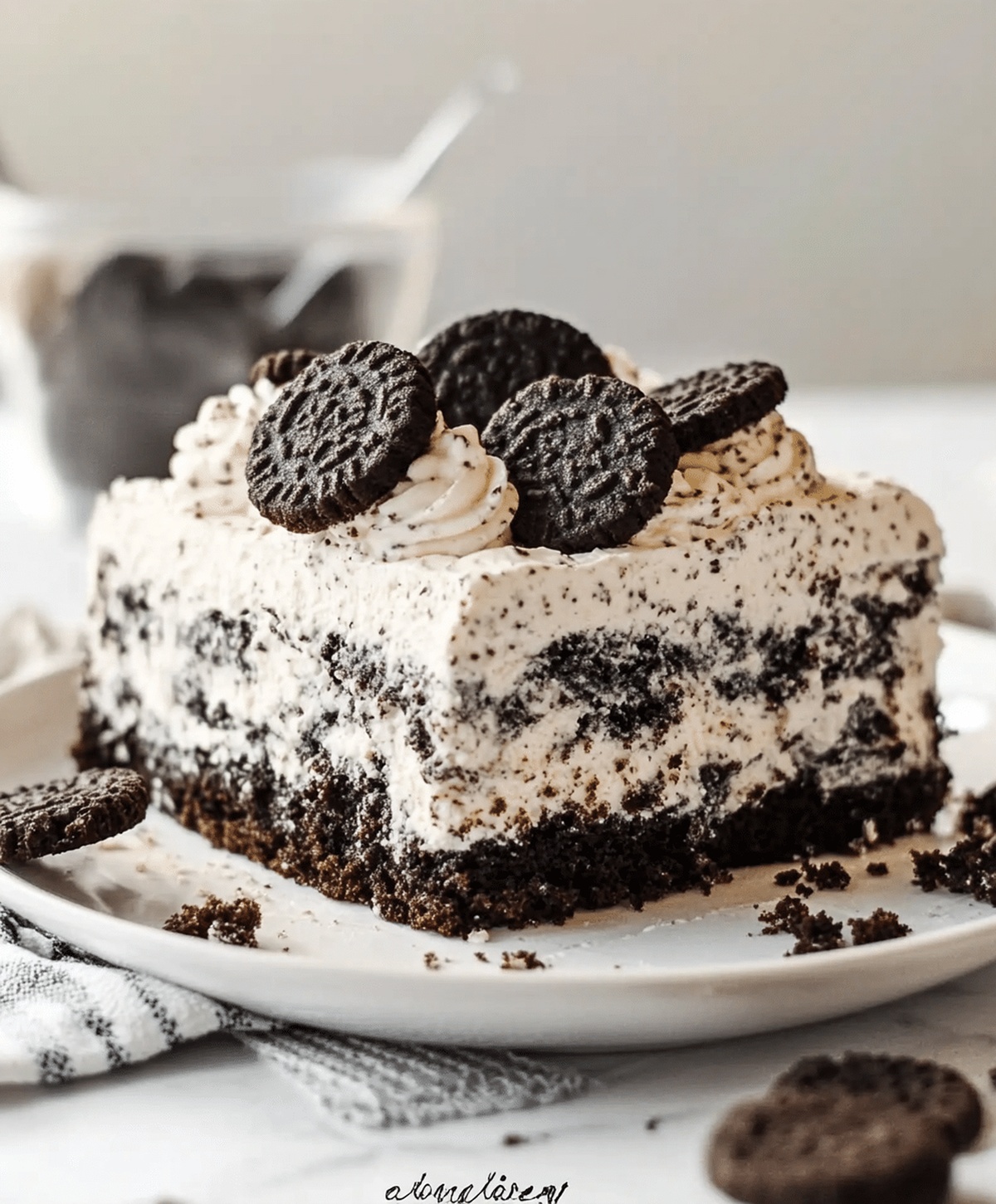 Cookies and Cream Sheet Cake Recipe