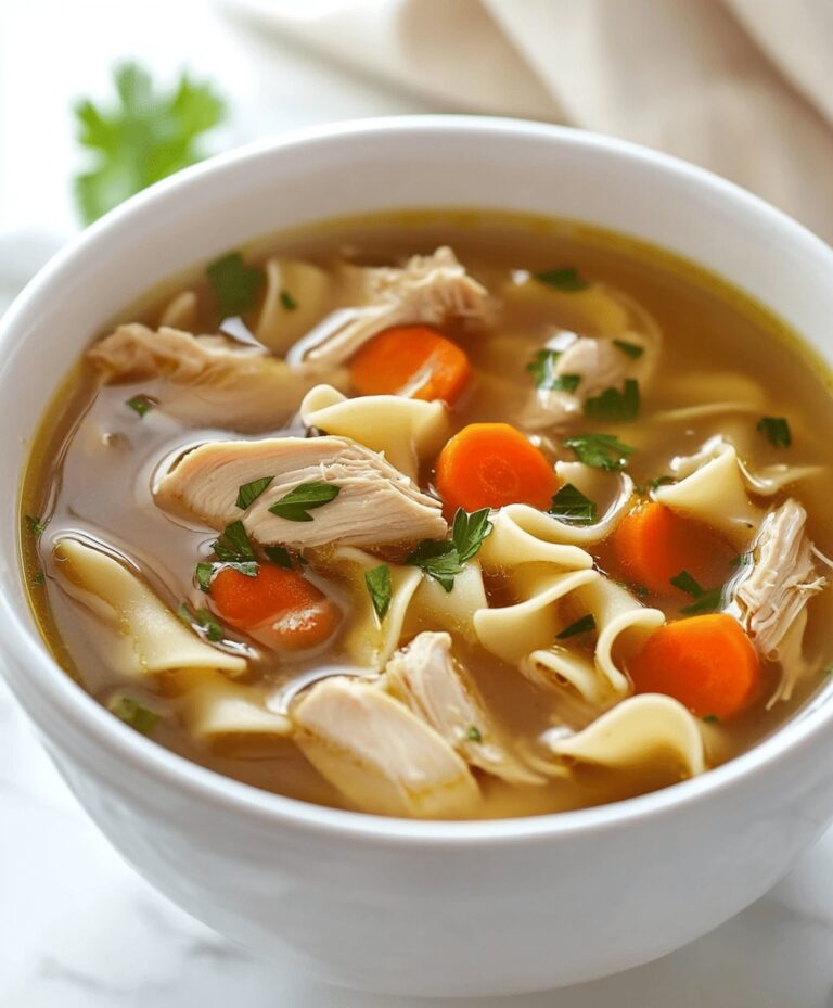 Crockpot Chicken Noodle Soup Recipe