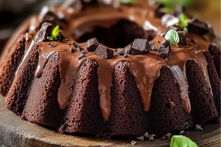 Tender Chocolate Cream Cheese Pound Cake Recipe