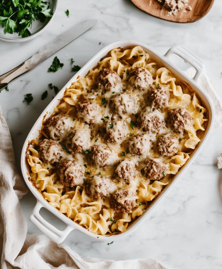 Swedish Meatball Casserole Recipe