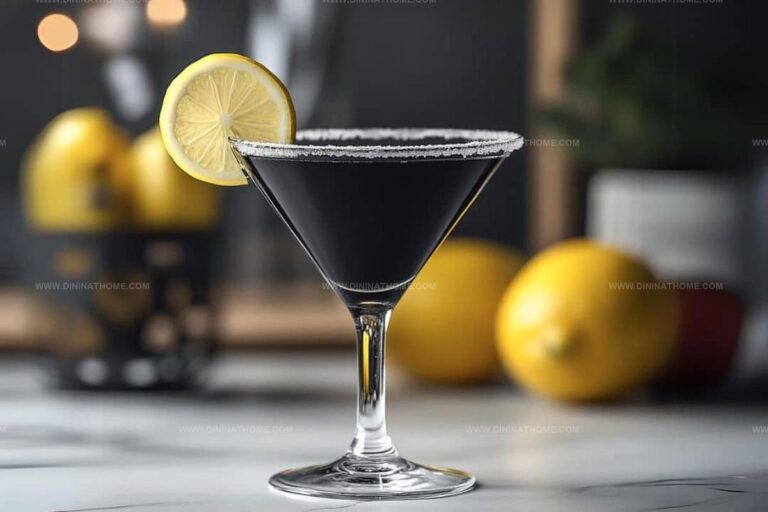 Black Lemon Drop Martini Recipe