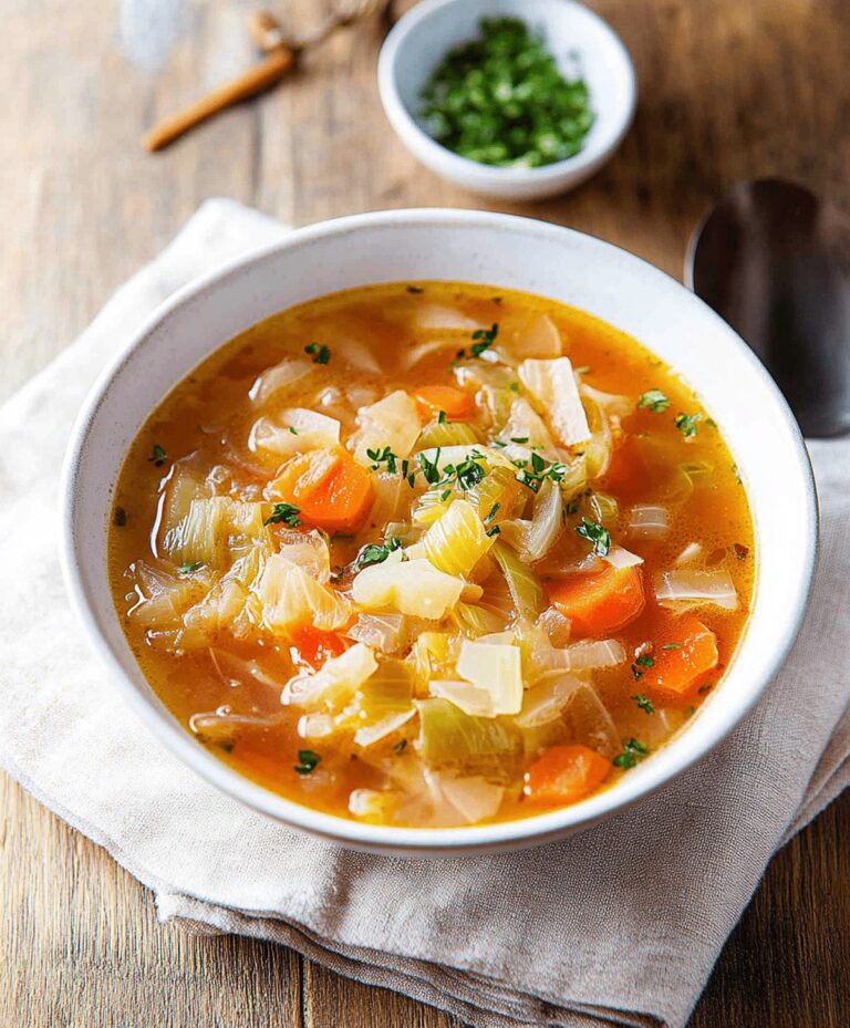 Cabbage Fat-burning Soup Recipe