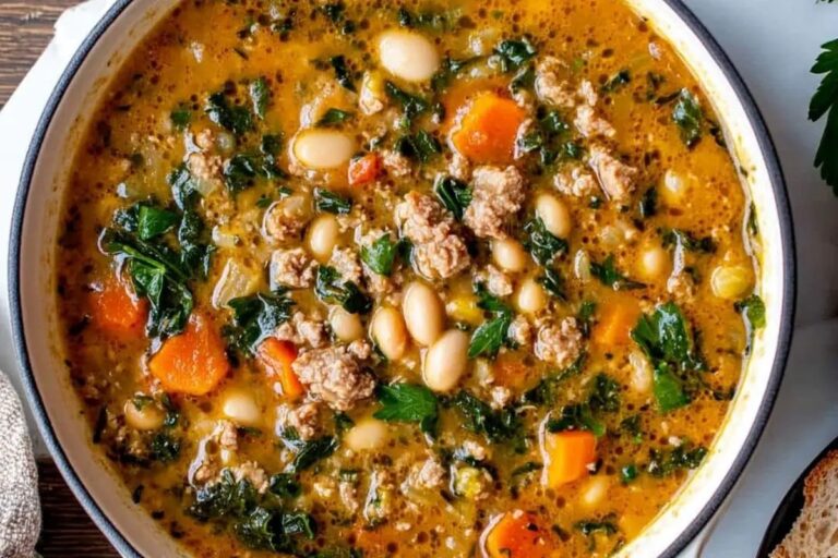 Tuscan White Bean Soup Recipe