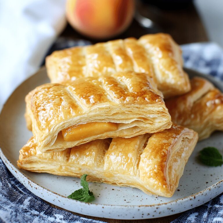 Peach Puff Pastry Recipe