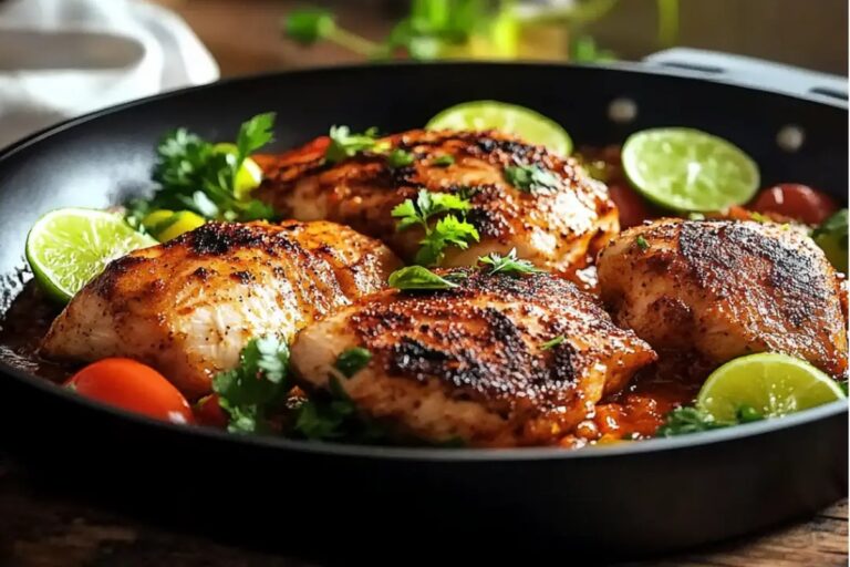 One Pan Cajun Lime Chicken Recipe