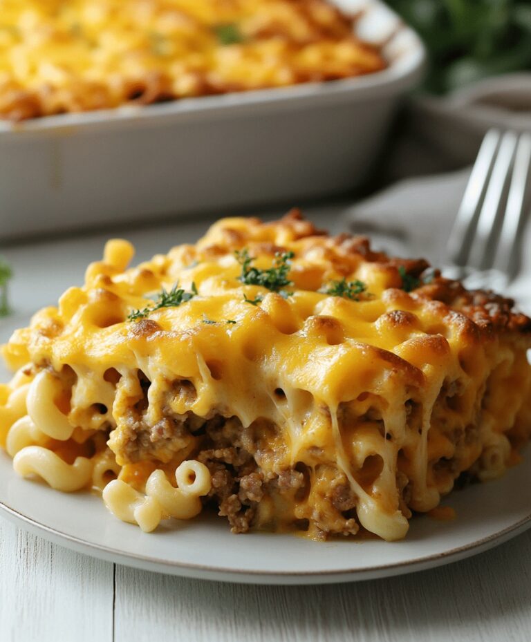 Mac and Cheese Meatloaf Casserole Recipe