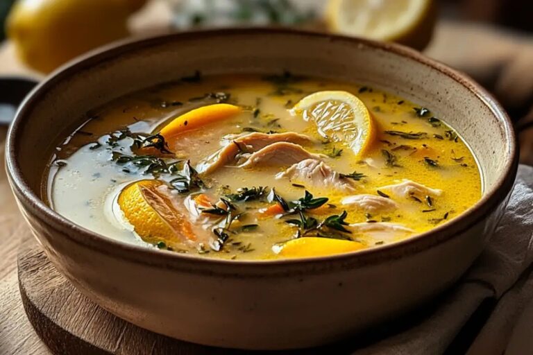 Greek Lemon Chicken Soup Recipe