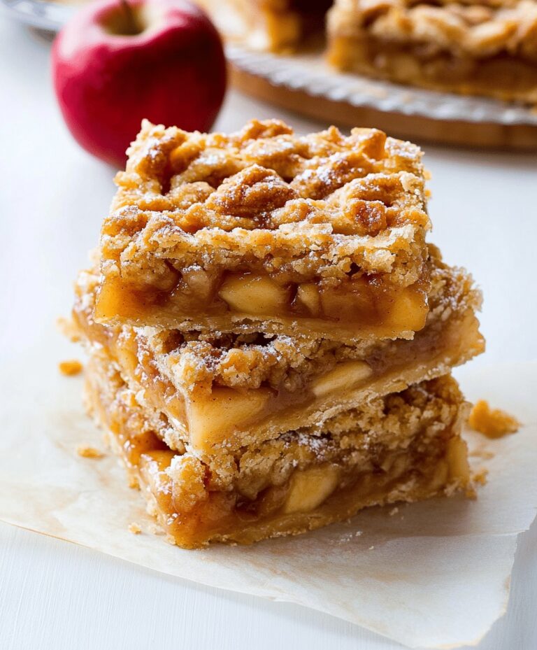 Flaky Apple Pie Bars Recipe