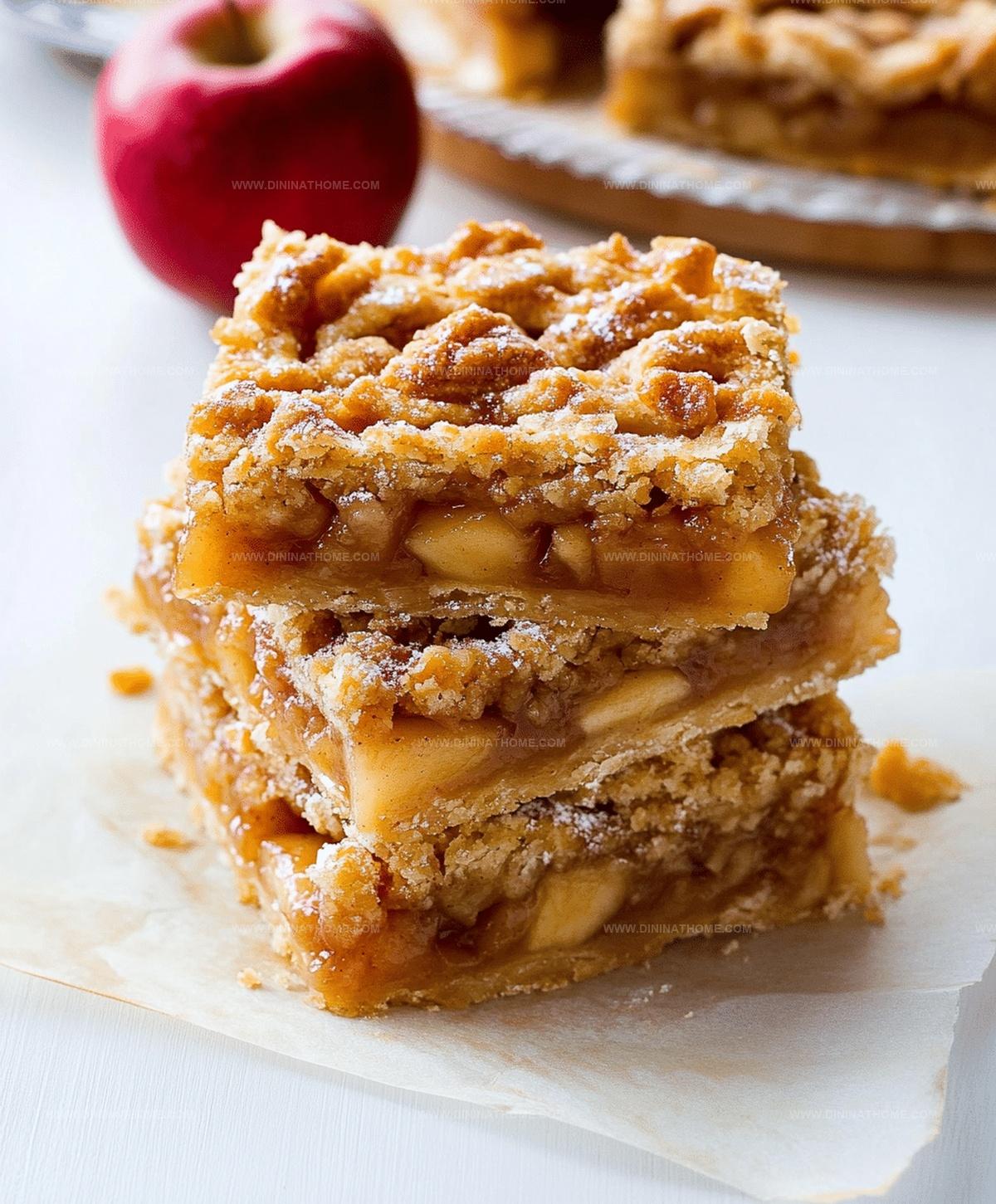 Flaky Apple Pie Bars Recipe