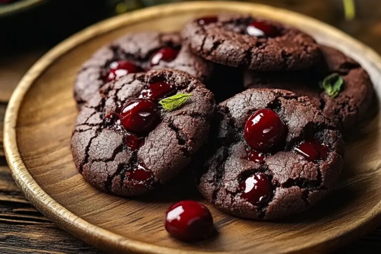 Chocolate Cherry Cookies Recipe