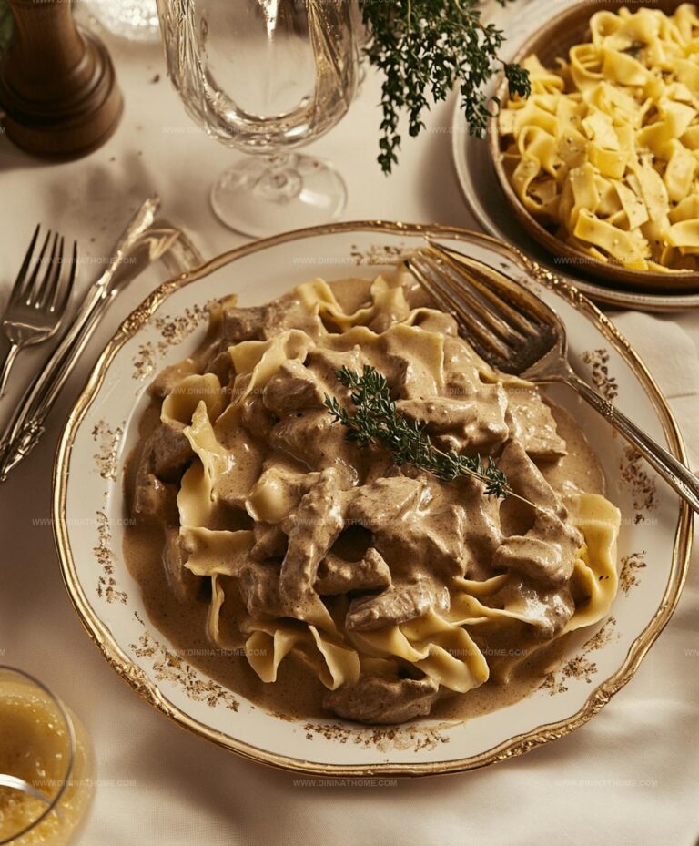 Easy Beef Stroganoff Recipe