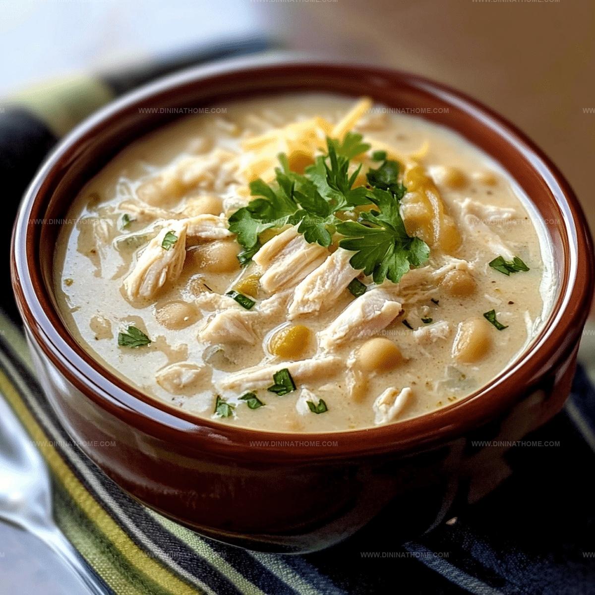 Low-Carb White Chicken Chili Recipe