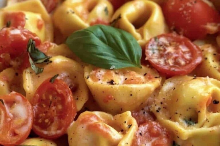 Creamy Tortellini with Tomatoes Recipe