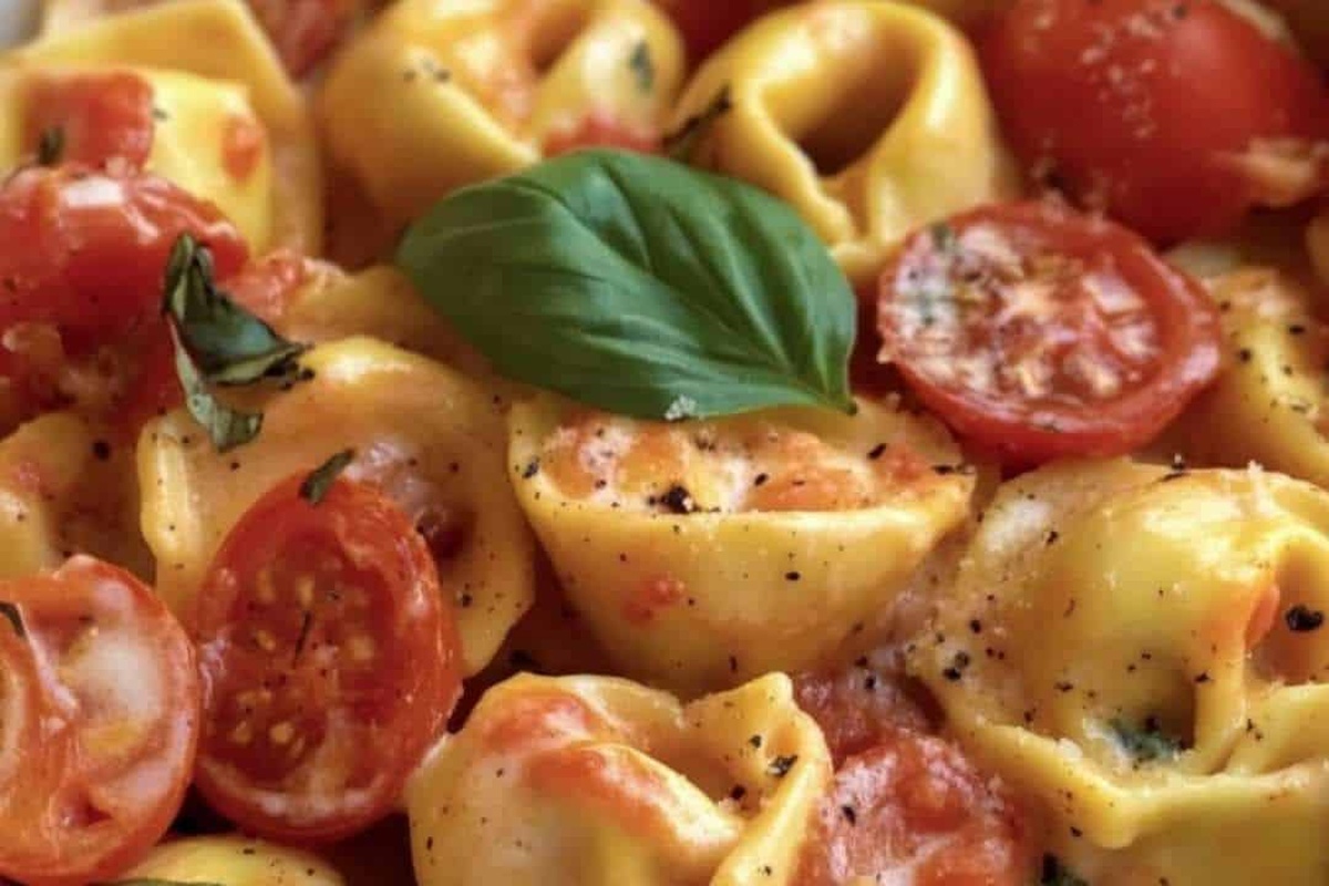 Creamy Tortellini with Tomatoes Recipe