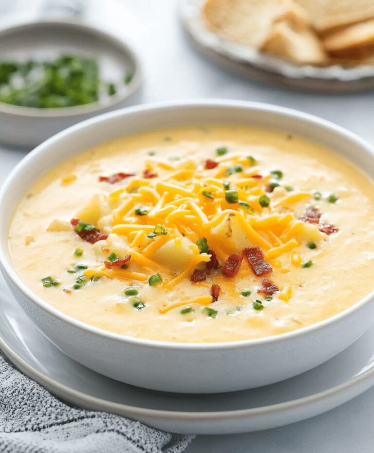 Cheesy Potato Soup Recipe
