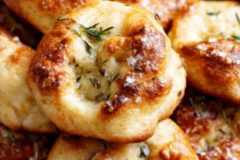 Garlic Rosemary Focaccia Muffins Recipe