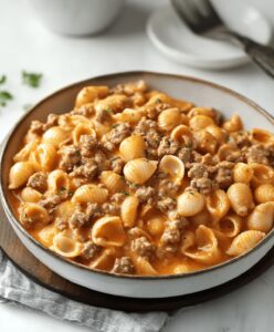 Lush Beef And Shells Recipe