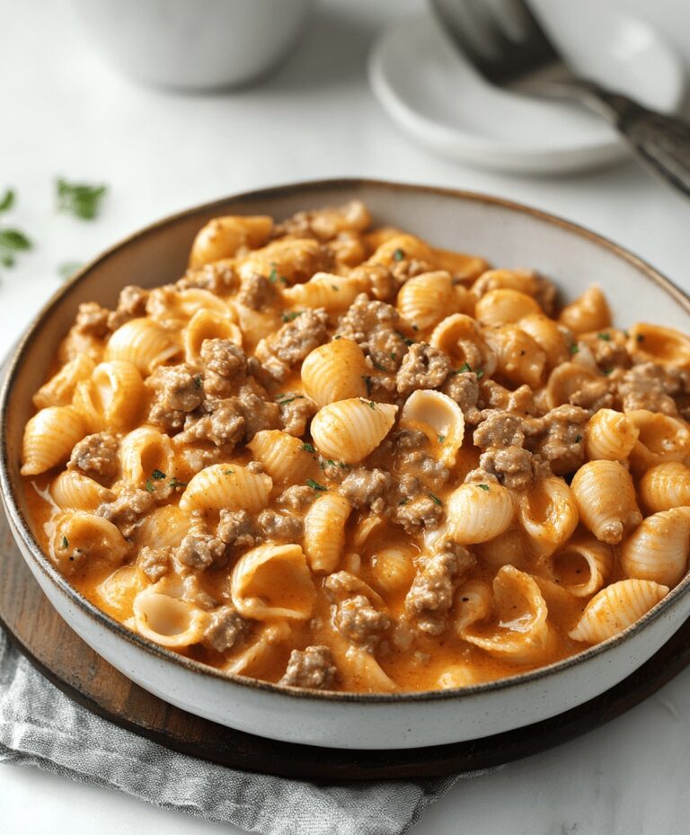 Lush Beef And Shells Recipe
