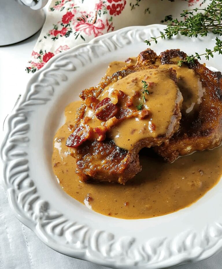 Country Fried Pork Chops With Bacon Gravy Recipe