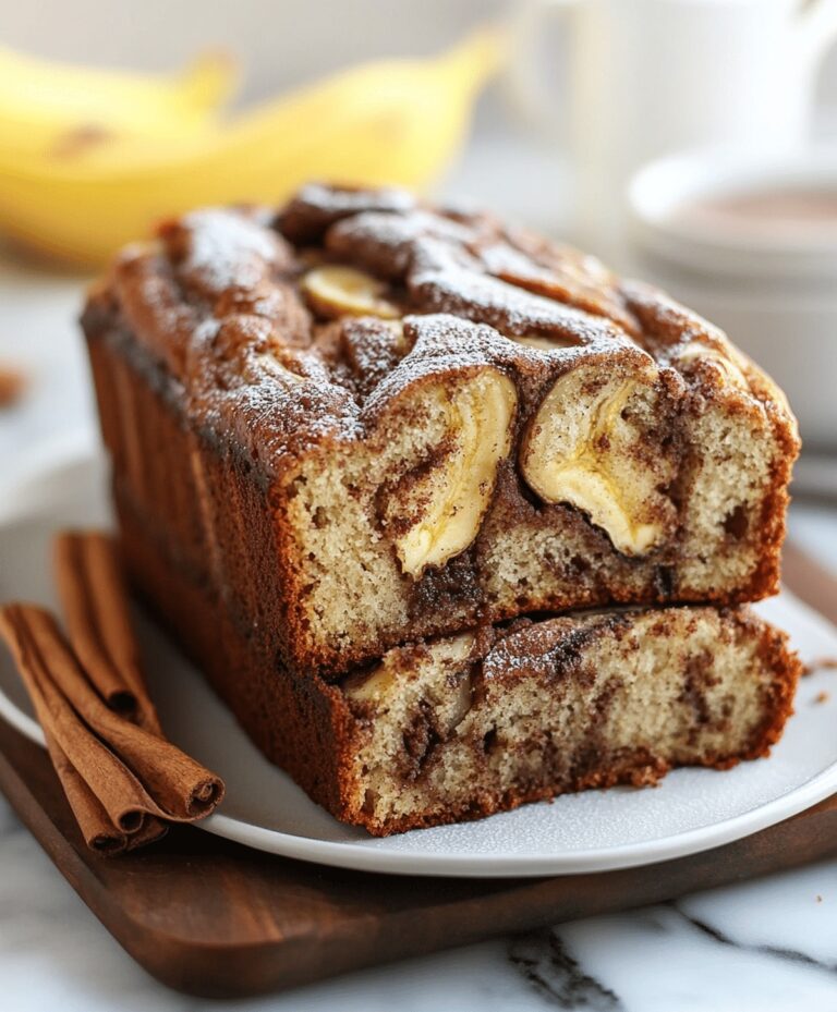Cinnamon Banana Bread Recipe