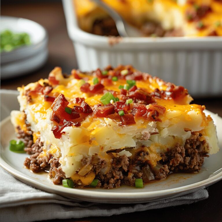 Loaded Potato And Meatloaf Casserole Recipe