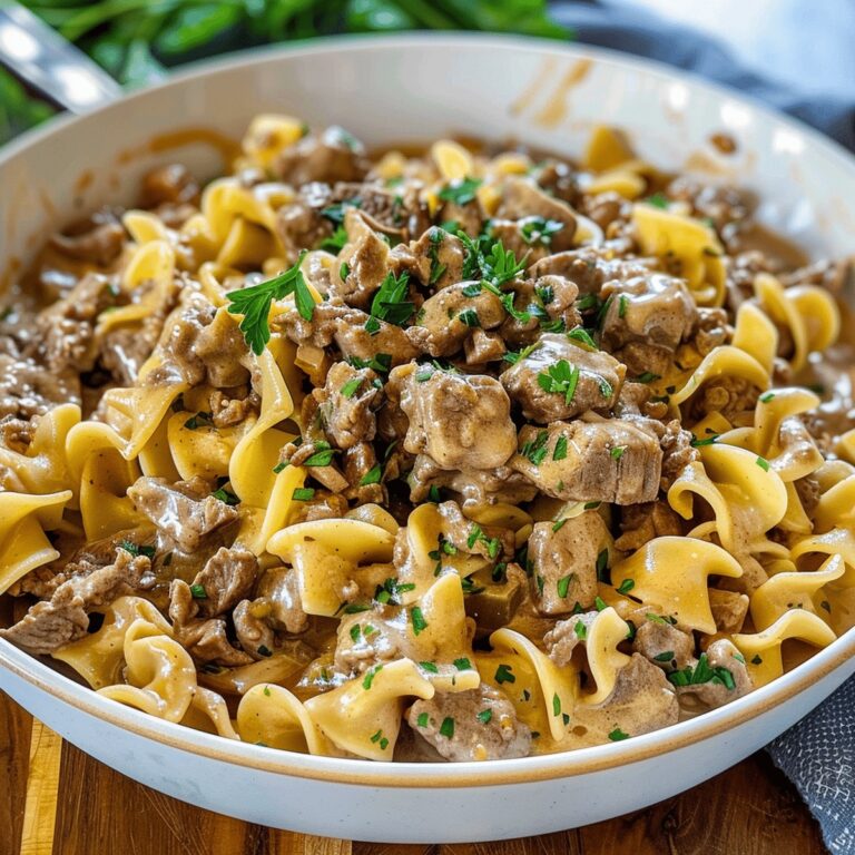 One Pot Beef Stroganoff Recipe