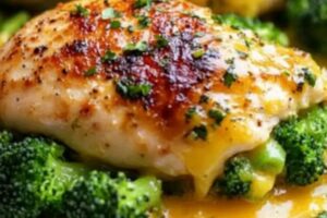 Broccoli Stuffed Chicken Breast Recipe