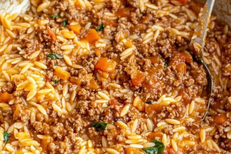 Orzo Bolognese Recipe