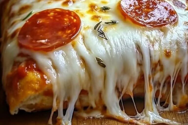 Cheesy Pepperoni Stromboli Recipe