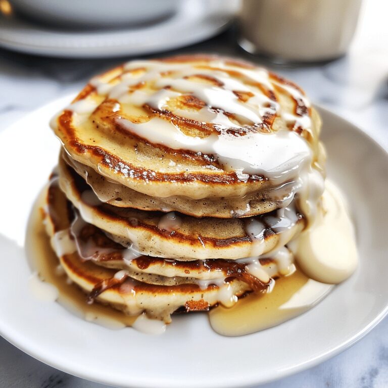 Cinnamon Roll Pancakes Recipe