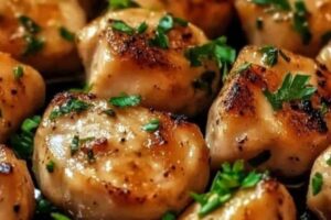 Garlic Butter Chicken Bites Recipe