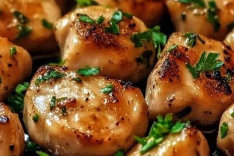 Garlic Butter Chicken Bites Recipe