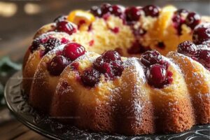 Cranberry Orange Cake Recipe