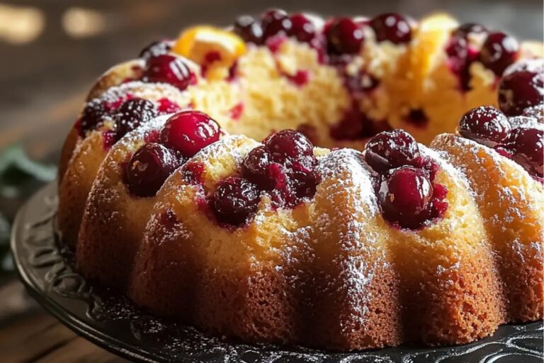 Cranberry Orange Cake Recipe