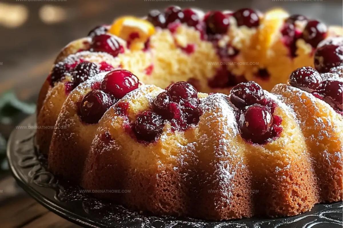 Cranberry Orange Cake Recipe